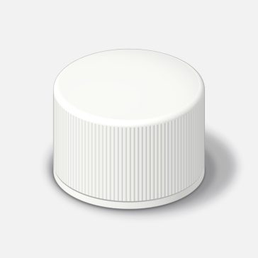PET kupak 28 mm (PCO 1810), fehér. Illusztráció, a termék megjelenése eltérhet.