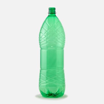 2 literes zöld ELLIPSE PET flakon